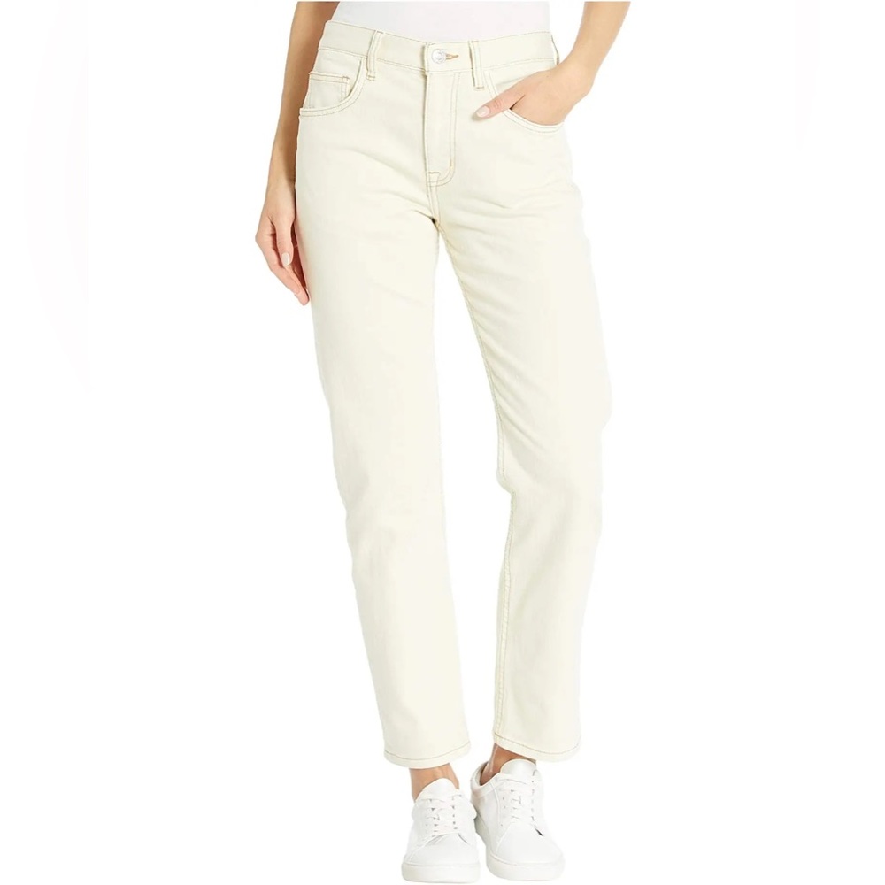 CURRENT ELLIOTT vintage fit midrise ivory jeans 26